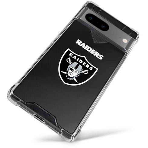 NFL Las Vegas Raiders Team Jersey Google Pixel 7a Clear Case